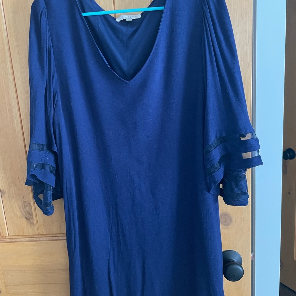 Umgee Navy Blue Mini Dress
